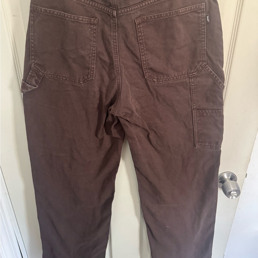 Aritzia TNA Women’s Greenwich Carpenter Pants Workwear Brown Size 6 - Picture 6 of 15